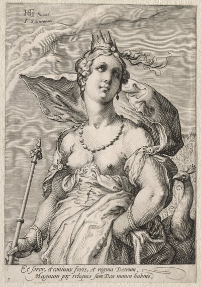 Junon, vers 1595 - Jan Saenredam