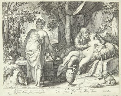 Loth et ses filles - Jan Saenredam