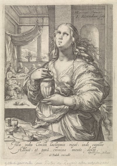 Marie Madeleine (Beroemde vrouwen uit het Nieuwe Testament) - Jan Saenredam