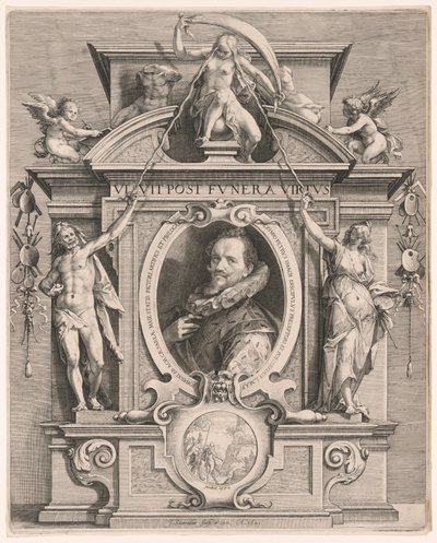 Portrait de Hans von Aachen - Jan Saenredam