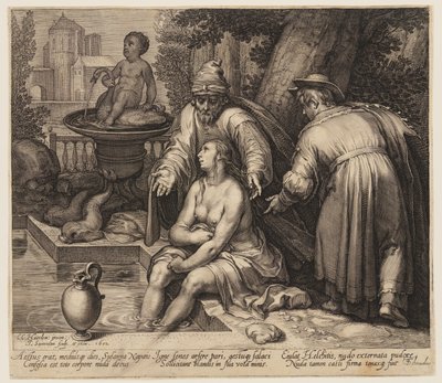 Susanna et les anciens - Jan Saenredam