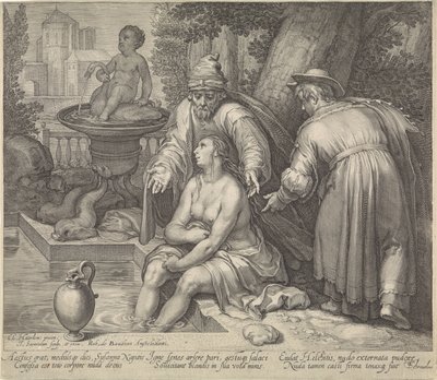 Suzanne et les vieillards - Jan Saenredam