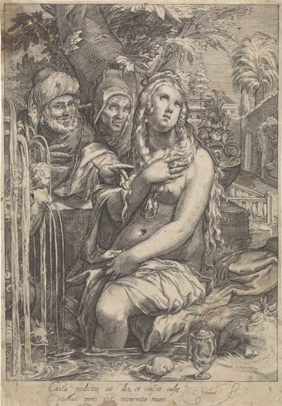 Suzanne et les vieillards - Jan Saenredam