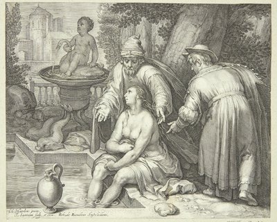 Suzanne et les vieillards - Jan Saenredam