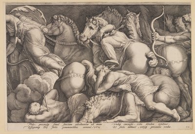Le châtiment de Niobé (planche 2) - Jan Saenredam