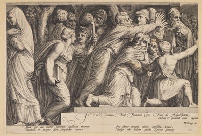 Le châtiment de Niobé (planche 4) - Jan Saenredam