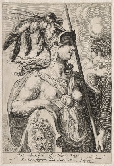 Trois déesses - Jan Saenredam