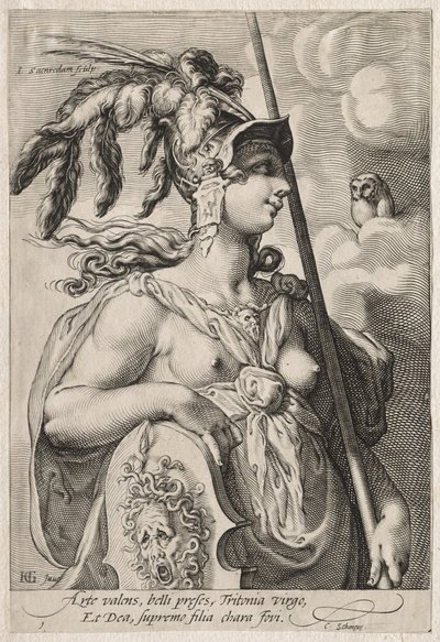 Trois Déesses - Jan Saenredam