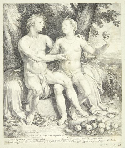 Vertumne et Pomone - Jan Saenredam