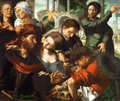 La vocation de Saint Matthieu - Jan Sanders van Hemessen
