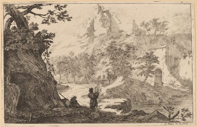 Ruines sur une colline - Jan Smees