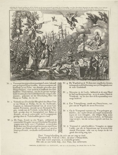 Allégorie sur la nomination de Guillaume IV comme stathouder de la République, 1747 - Jan Smit (II)
