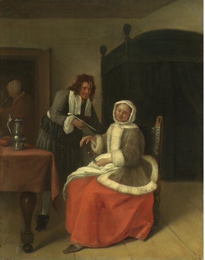 Les amoureux du vin - Jan Steen