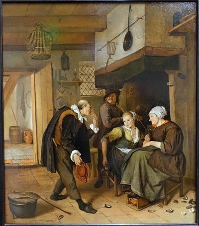 Le galant - Jan Steen