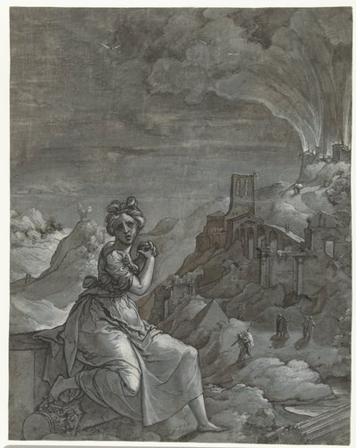 Cassandra pleure la chute de Troie - Jan Swart Van Groningen