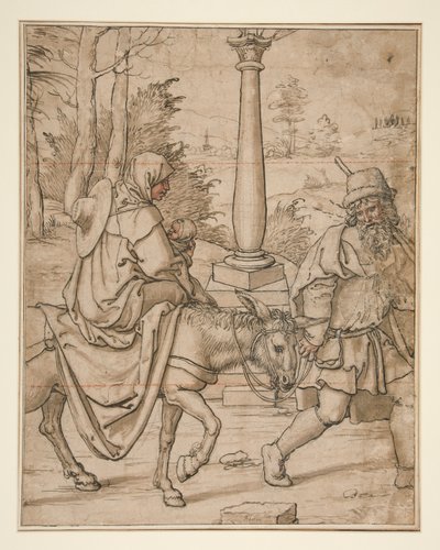 Fuite en Égypte - Jan Swart Van Groningen