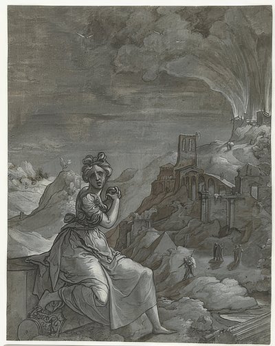 Cassandra pleurant la chute de Troie - Jan Swart Van Groningen