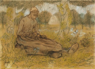 Jeune Fille au Printemps, c. 1885-90 - Jan Toorop