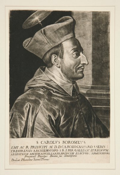 Portrait de Saint Charles Borromée - Jan Thomas