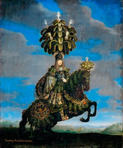 Portrait de Ferdinand Joseph (1636-1698), prince de Dietrichstein, Gundakar de Dietrichstein en costume de ballet équestre - Jan Thomas van Ieperen