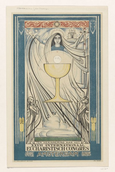 Affiche pour le Congrès Eucharistique International, 1924 - Jan Toorop