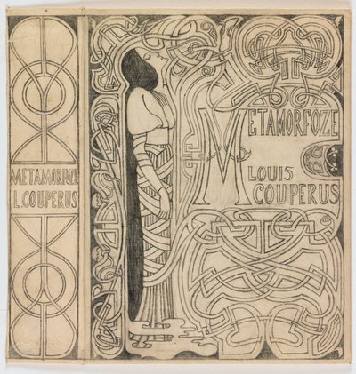 Conception de couverture pour : Louis Couperus, Metamorfoze, 1897 - Jan Toorop
