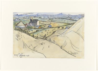 Vue des dunes sur Koog à Texel - Jan Toorop