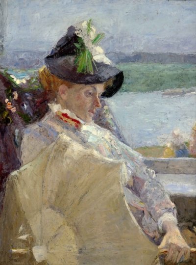 Dame avec le parapluie - Jan Toorop