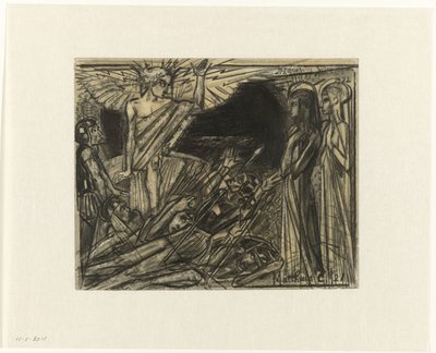 Marie au tombeau adressée par un ange - Jan Toorop