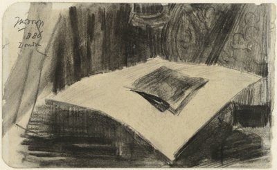 Gravure sur un fond sombre - Jan Toorop