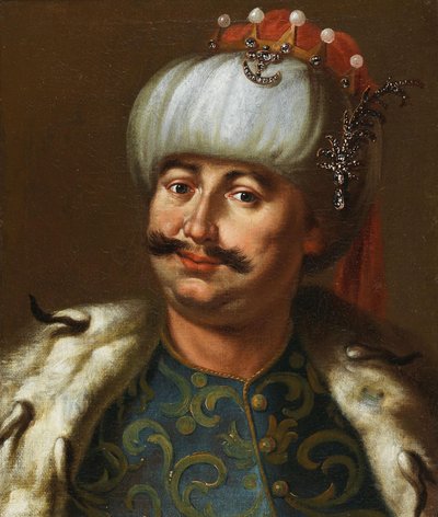Jean III Sobieski, roi de Pologne, habillé en sultan ottoman - Jan Tricius