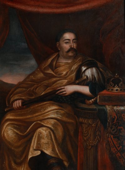 Portrait de Jean III Sobieski 1629-1696, Roi de Pologne et Grand-Duc de Lituanie - Jan Tricius