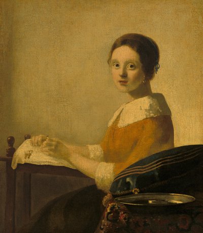 La Dentellière, vers 1925 - Johannes Vermeer