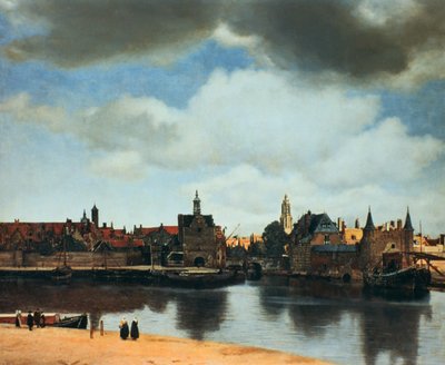 Vue de Delft, Pays-Bas, après l
