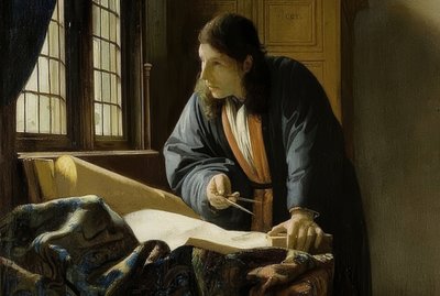 Le Géographe (détail) - Jan Vermeer van Delft