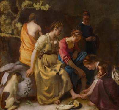 Diane et ses compagnes, vers 1654 - Jan Vermeer van Delft