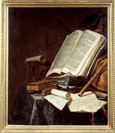 Livres et instruments de musique - Jan Vermeulen