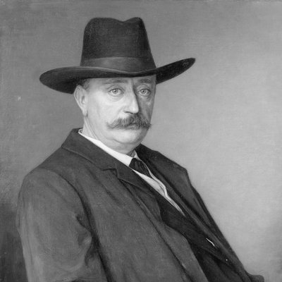 Johannes Martinus Messchaert (1857-1922). Chanteur et professeur de chant - Jan Veth (signed by artist)