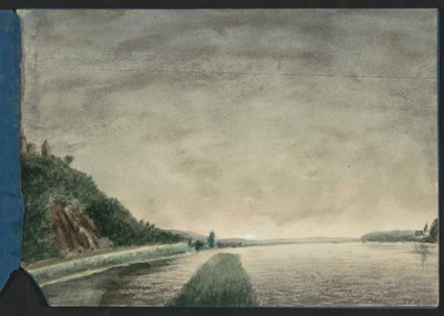 Paysage de montagne au bord d
