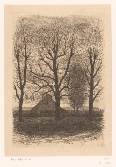 Ferme entre grands arbres, Ewijkshoeve - Jan Veth