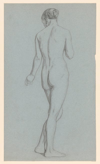 Nu féminin debout, vu de dos - Jan Veth