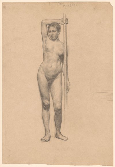 Nu féminin debout, vu de face - Jan Veth