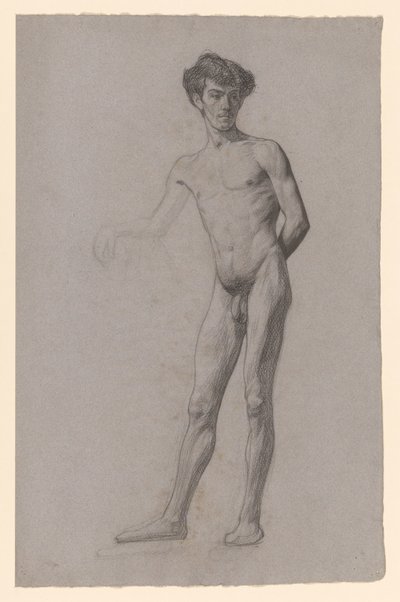 Jeune homme nu debout - Jan Veth