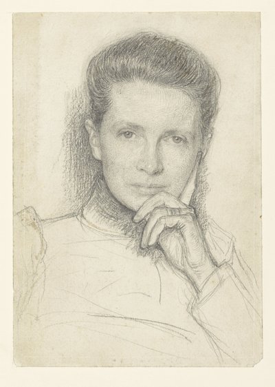 Étude pour le portrait de Mme K.C. Boxman-Winkler - Jan Veth
