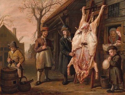 Le porc abattu - Jan Victors