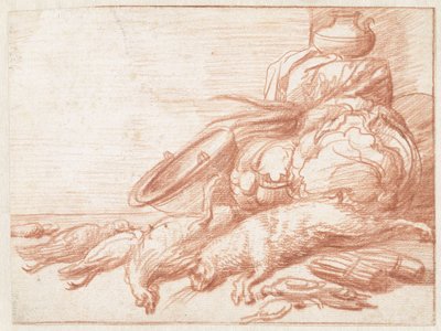 Nature morte avec lièvre et volaille - Jan Weenix (possibly)