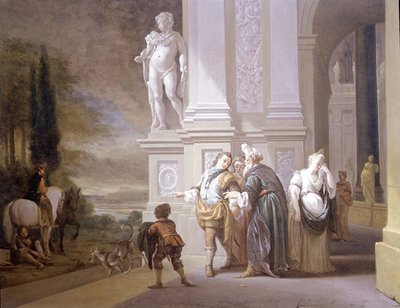 Le départ du fils prodigue - Jan Baptist Weenix