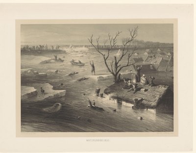 Rupture de digue et fermes inondées - Jan Weissenbruch