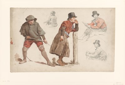 Études de figures - Jan Weissenbruch