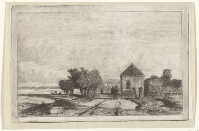 Vue de la Schenkweg avec le Dôme - Jan Weissenbruch